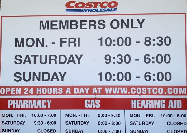 costco travel hours