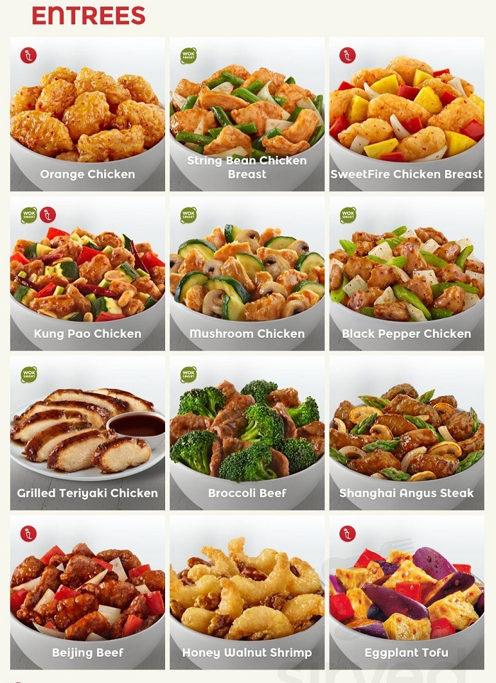 panda express menu