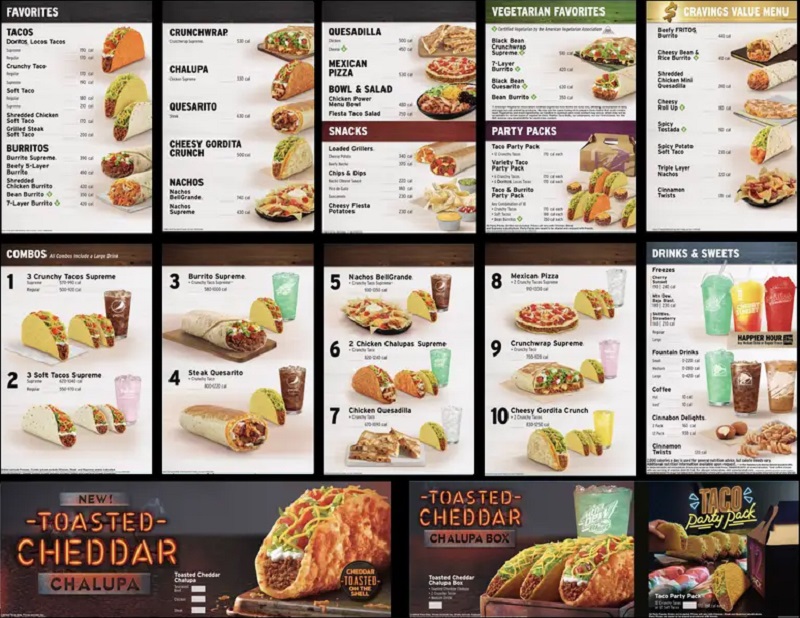 taco bell menu