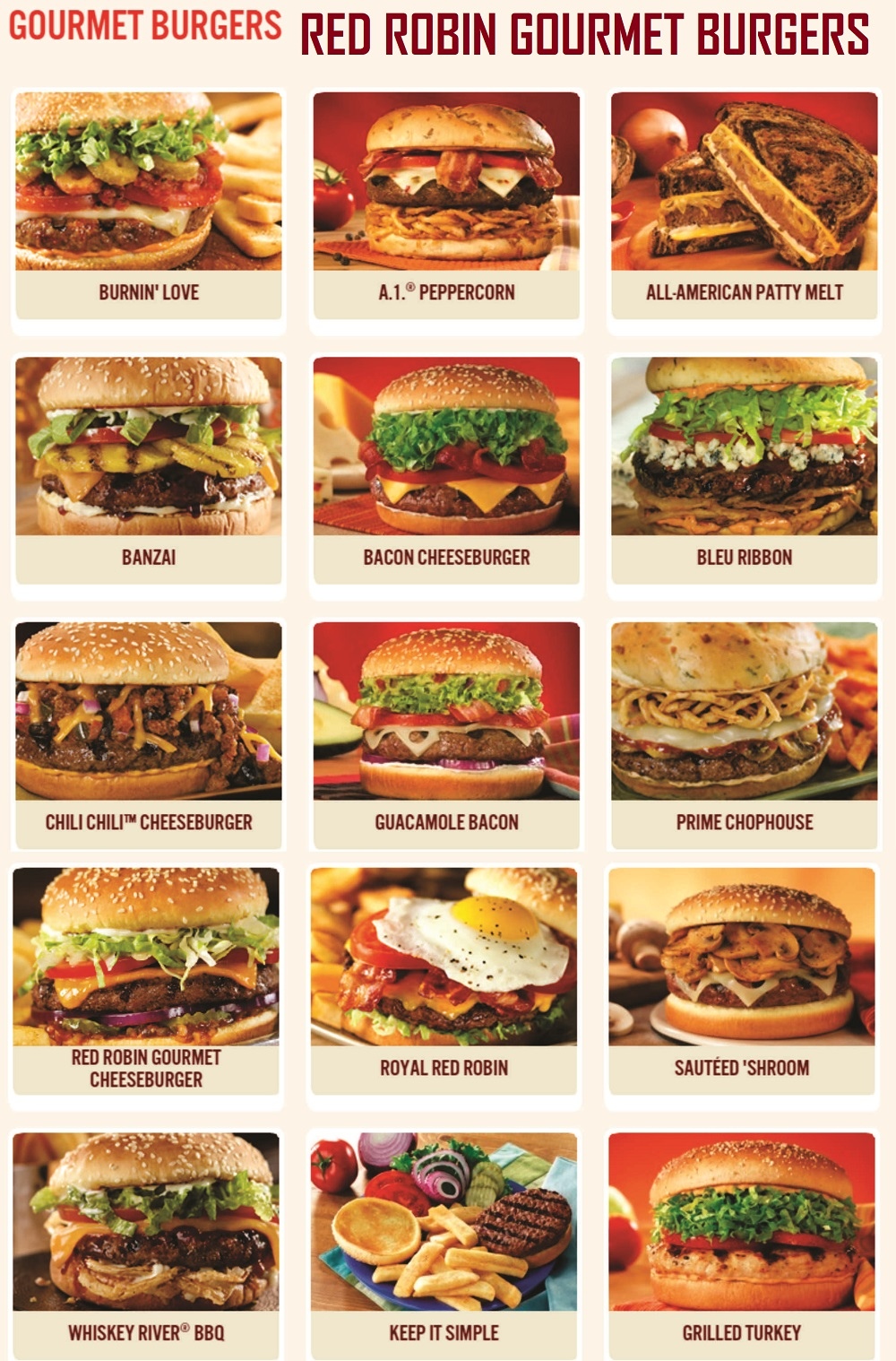 Red Robin Menu Red Robin Near Me 2023 Store Mall Hours Today